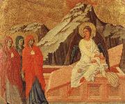 unknow artist, Duccio The Holy women at the grave